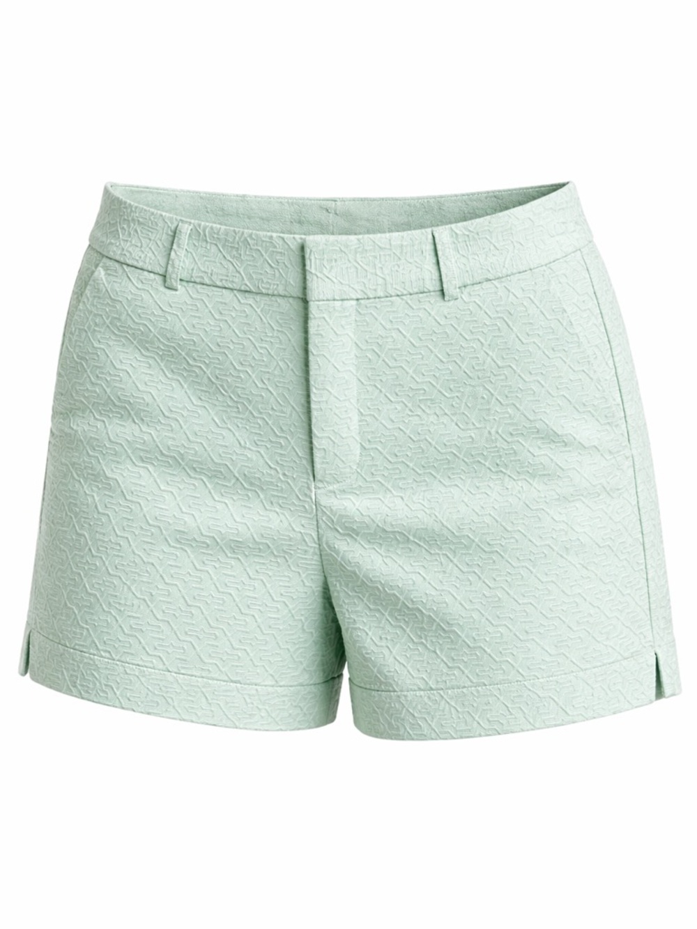 Banana Republic Shorts Bundle Sz 8 Textured Mint + White Eyelet Tailored Shorts - Picture 2 of 12